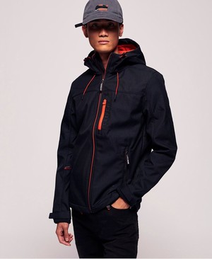 Superdry Hooded SD-Windtrekker Férfi Kabát Világos Narancssárga | ADVIX6295